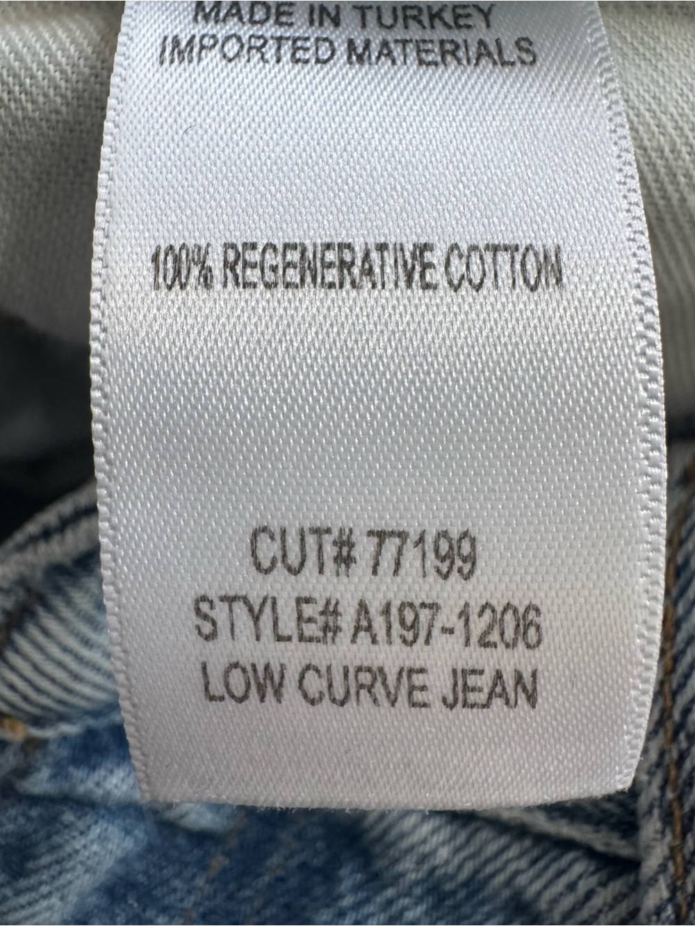 Agolde Low Curve Jeans barrel wide leg Size 28 In Force - Picture 11 of 12